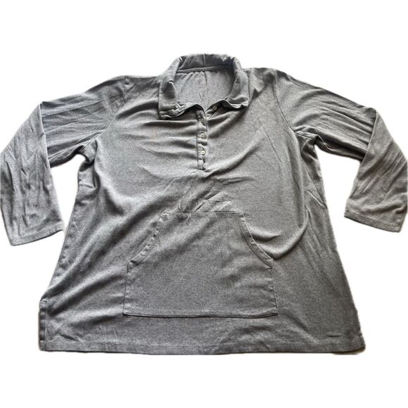 Lands End Pull Over Collared Long Sleeve Top Women’s Size XL - Picture 1 of 5